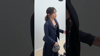 Jenna Ortega at the #DiorSS24 show in Paris