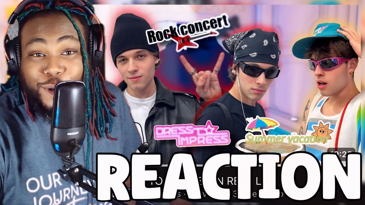 THEY CAN DRESS! STURNIOLO TRIPLETS - DRESS TO IMPRESS IN REAL LIFE | REACTION