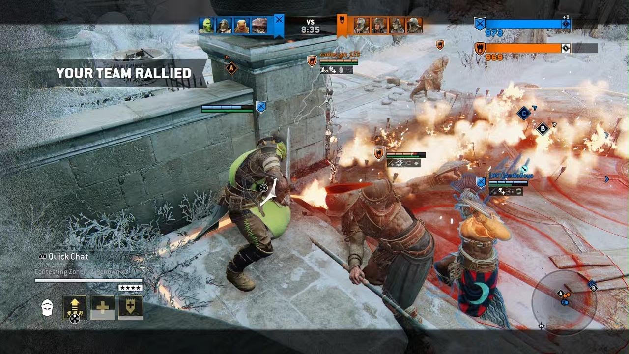 For Honor 1v3 clutch