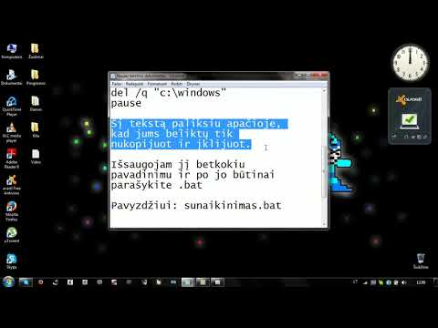 Video: Kaip Sunaikinti Failą