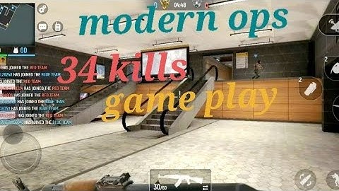 modern ops video games play/  I kill 34 enemies/future gaming