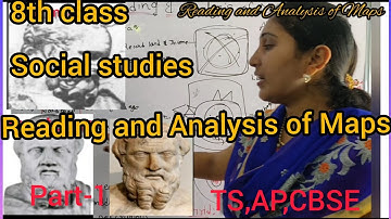 8th class, lesson-1 , Reading and Analysis of Maps. 🗺️