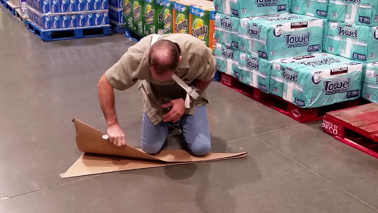 Regan at COSTCO making an Airplane YouTube