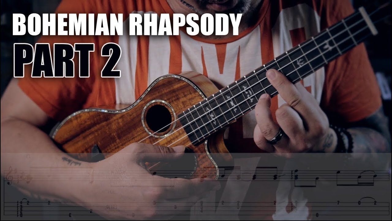 Bohemian Rhapsody Queen (UKULELE TUTO FR) 2ème partie YouTube