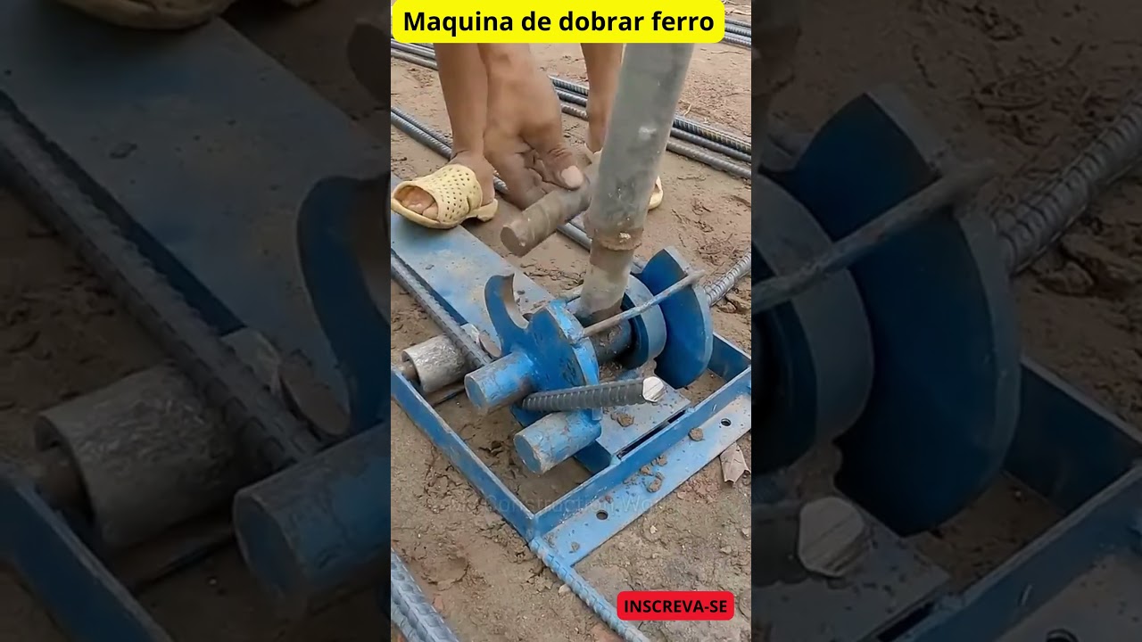 maquina de dobrar ferro