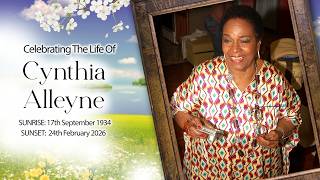 In Loving Memory Of  Cynthia Alleyne