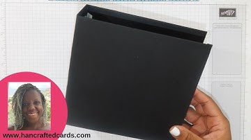 Mini album step by step tutorial, start to finish. How to make the cover and binding.