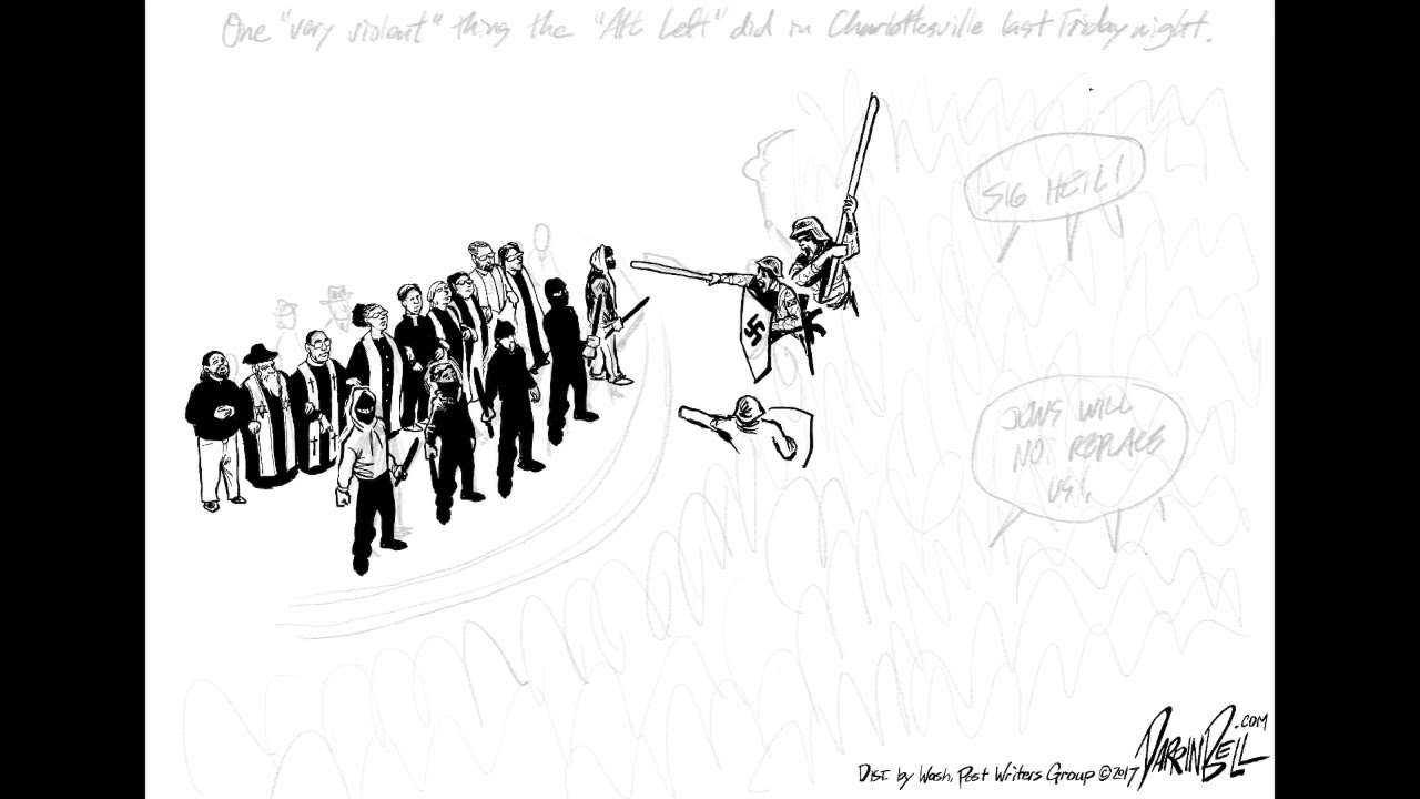 Creating an Editorial Cartoon: Charlottesville Terrorist Attack