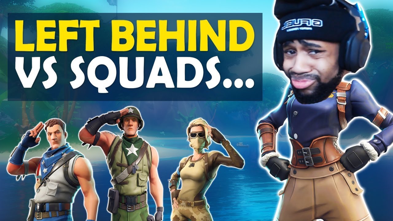 THEY LEFT ME BEHIND VS SQUADS... (Fortnite Battle Royale) pvp соль