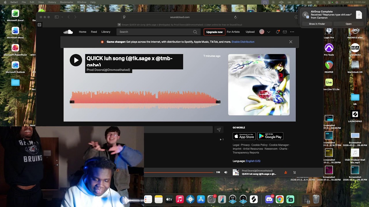 FREE LIVE MUSIC REVIEWS I Giveaway at 500 I !discord !insta I Billboard Producer