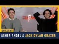 Asher Angel and Jack Dylan Grazer Talk SHAZAM!