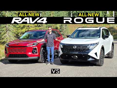 BIG BATTLE! -- NEW 2027 Nissan Rogue vs. Toyota RAV4: Initial Matchup Comparison