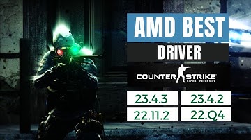 AMD Best Driver For CS GO 23.4.3 Vs 23.4.2 Vs 22.11.2 Vs 22.Q4 RX 6700XT