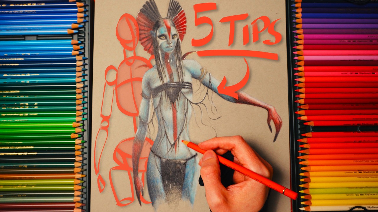 What Drawing Varang from Avatar 3 Taught Me About Figure Drawing (5 Tips)