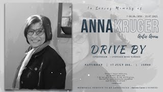 Online &quot;Drive By&quot; Service of Anna Kruger (Anty Anna) / Livestream
