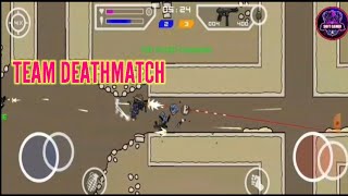 PLAYING MINIMILITIA WITH TEAM DEATHMATCH||MINIMILITIA GAME PLAY VIDEO. screenshot 1