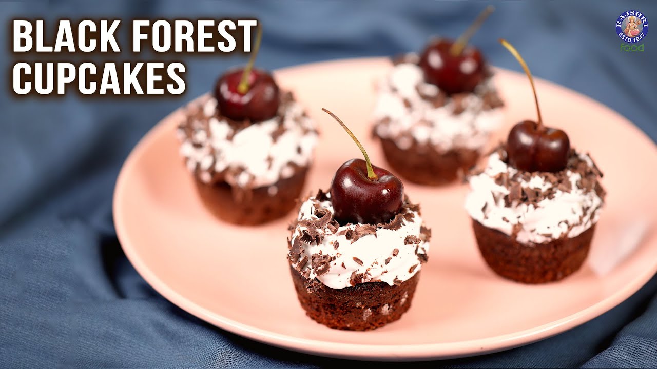 Black Forest Cupcake Recipe | Cupcake Using Condensed Milk | Eggless Cupcakes | Nestlé MILKMAID | Rajshri Food