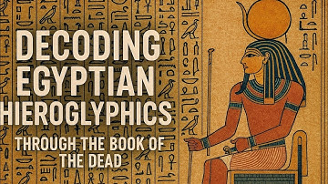 Decoding Egyptian Hieroglyphics Through The Book of the Dead