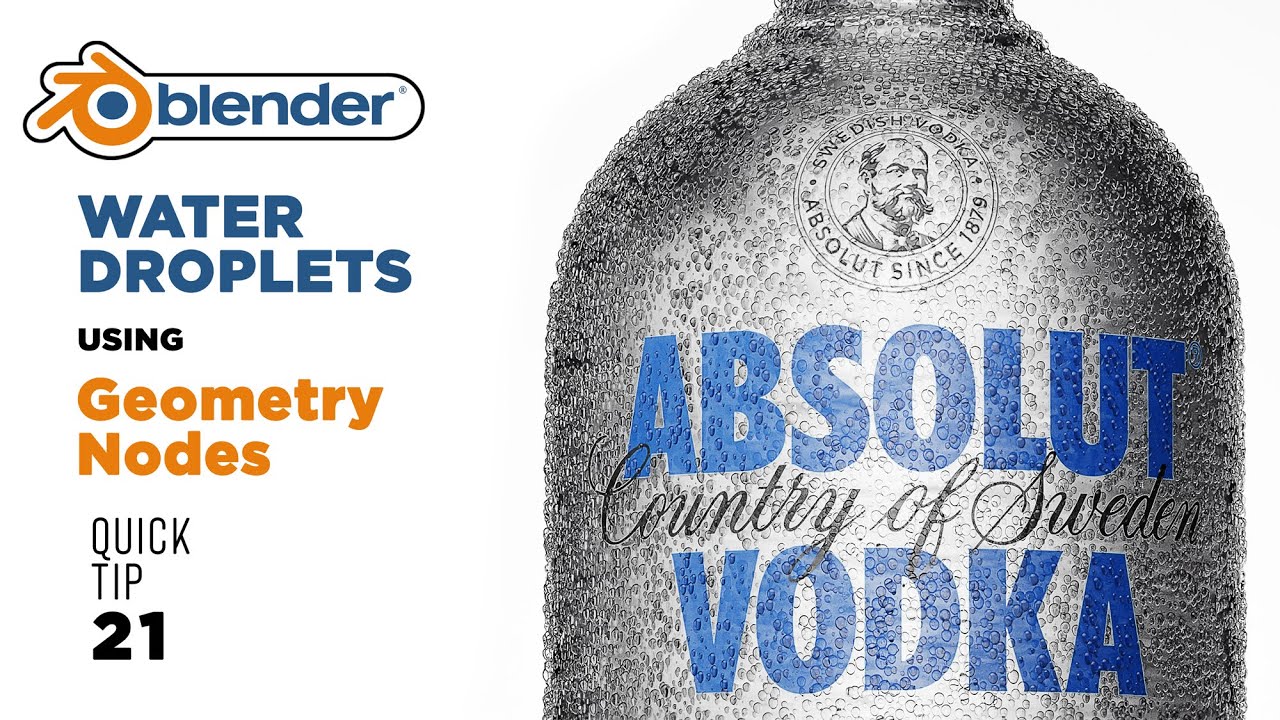 How to Create Water Dropletts in Blender (Quick Blender Tip 21) YouTube