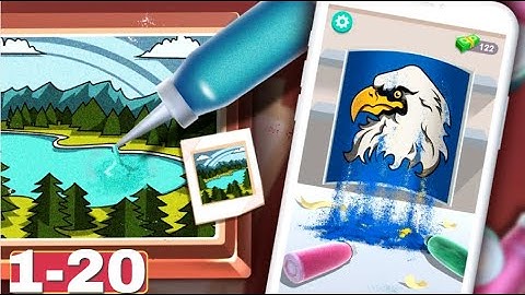 Sand Painting Gameplay Walkthrough Level 1-10 iOS Android Hack Box Unlock Tutorial