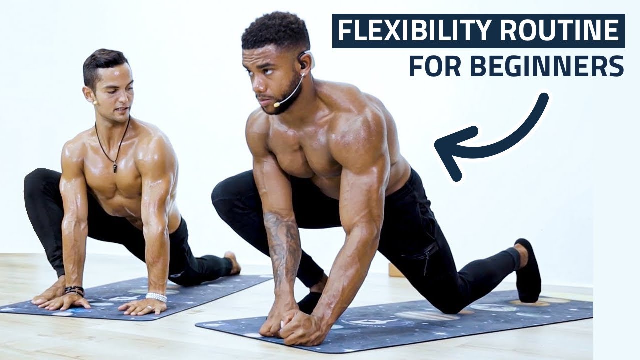 Bodybuilder Tries Yoga (Flexibility Routine for Beginners) Ft. Austin