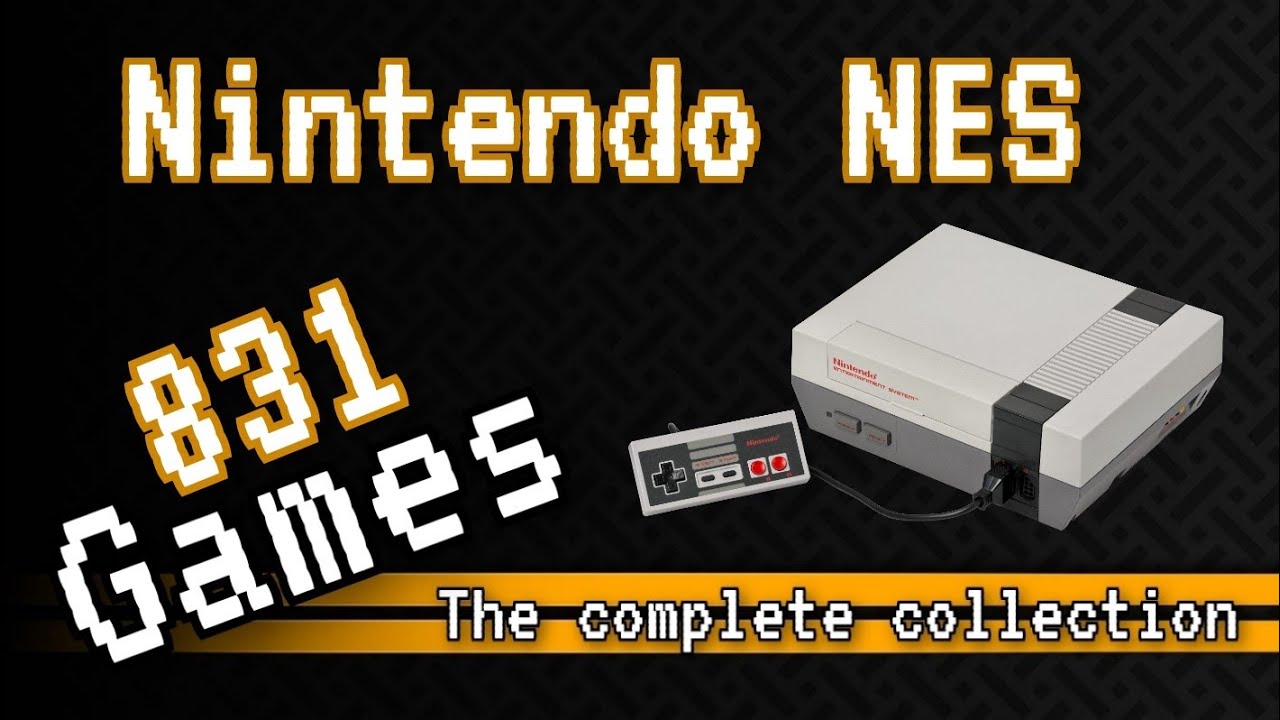 The Nintendo NES collection [831 games] video evolution and review ...