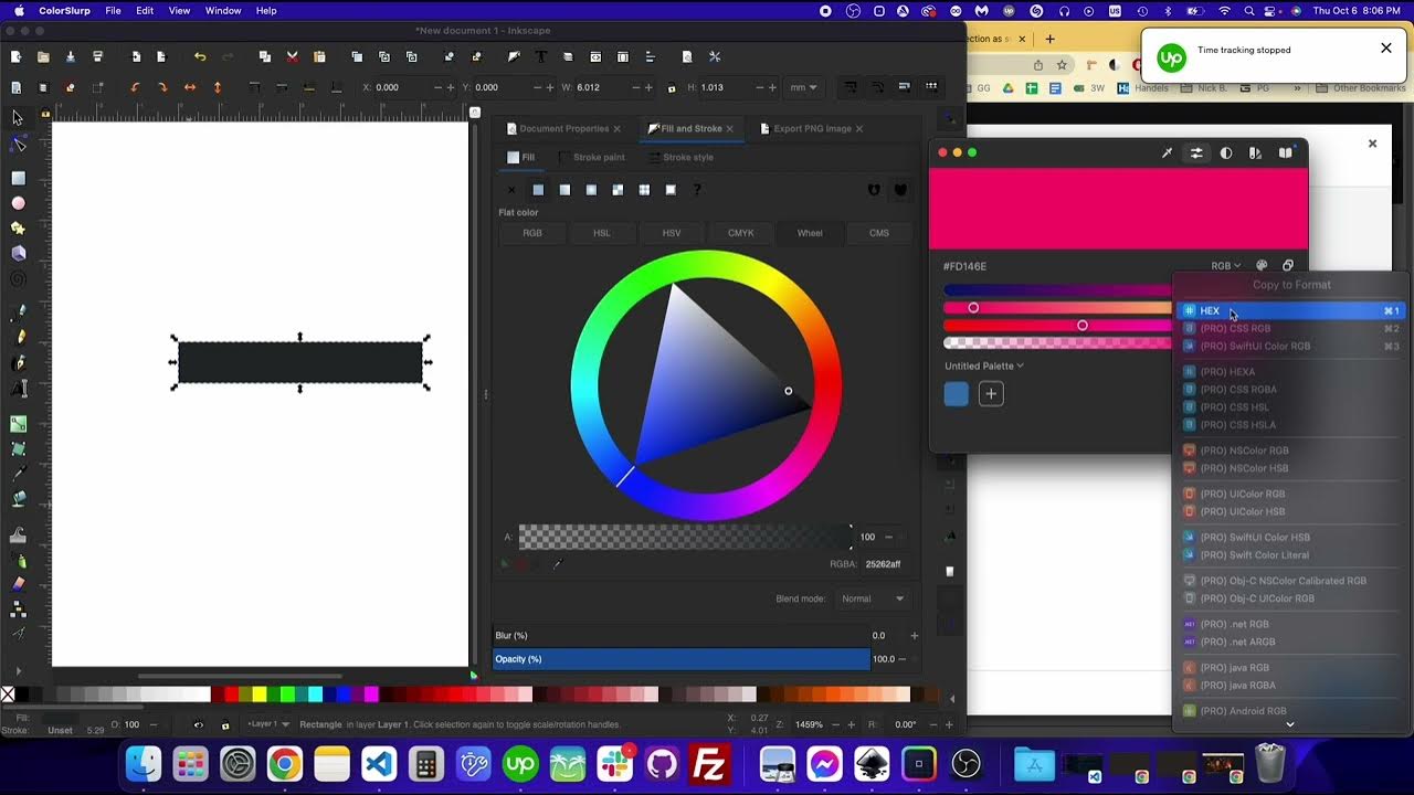 Inkscape How to Paste in Hexadecimal Color Values to Palette YouTube