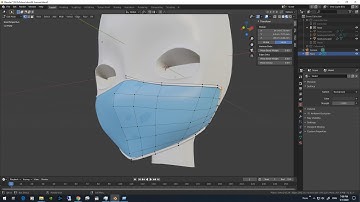 Modeling small mask in Blender