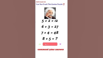 Can you crack the genius puzzle ? | Logical math quiz 🔢 #mathchallange #maths #iamdisterb