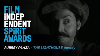 Aubrey Plaza \& Michael Shannon are wickies - THE LIGHTHOUSE parody | Film Independent Spirit Awards