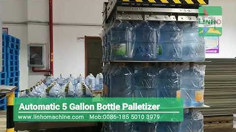 Automatic 5 Gallon Bottle Palletizer