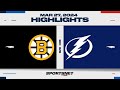 NHL Highlights | Bruins vs. Lightning - March 27, 2024