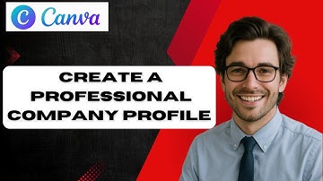 How to Create a Professional Company Profile in Canva(full guide)
