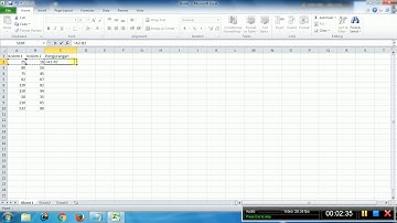 Operasi pengurangan dasar di ms excel