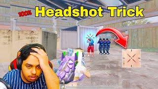 Headshot ACCURACY TRICK 99% Players don't Know 😱 !! | BEST Moments in PUBG Mobile