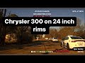 Chrysler 300 tries to evade city authorities | state police comes & cleans him up #pursuit #police