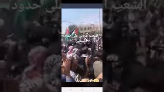 الشعب المصري على حدود فلسطين افتحوا الحدود 