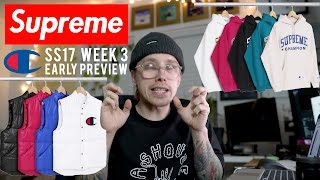 SUPREME x CHAMPION Collab | Week 3 Drops