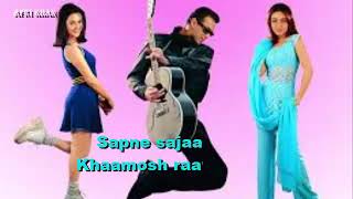 Aisa Pehli Baar Hua Hai | OST - Har Dil Jo Pyar Karega - 2000 | (karaoke no vocal cowok)@ Sonu Nigam