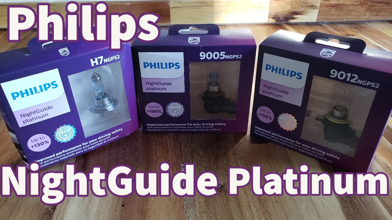 Philips NightGuide Platinum H7 White Headlight/Fog Light (2-Pack) H7NGPS2 -  The Home Depot