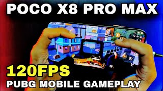Can POCO X8 Pro Max Handle PUBG Mobile at 120 FPS 😱 Full Gaming Test