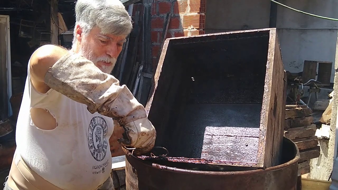 Parafinado de material