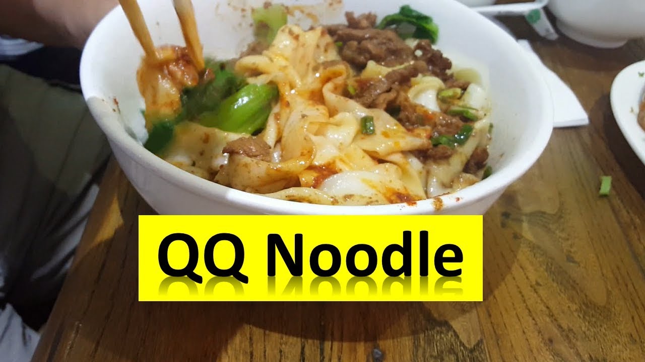 QQ Noodles chińska makaroniarnia w USA YouTube