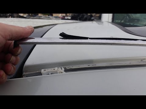 DIY Remove Replace Install Roof Drip Molding Trim 2002 Mitsubishi Eclipse GS