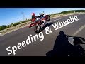 ► New  CBR 1000RR &amp; CBR 600RR Wheelie and Traffic Ride ◄