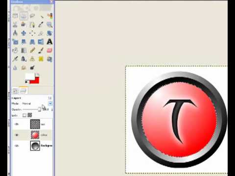 How To Make A Logo In Gimp - YouTube