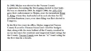 Background of New York State Politician David Mejias