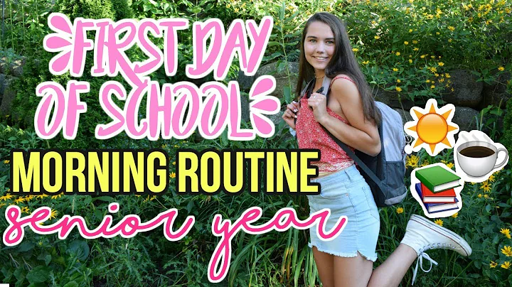 FIRST DAY OF SCHOOL MORNING ROUTINE! GRWM: FIRST DAY OF SENIOR YEAR