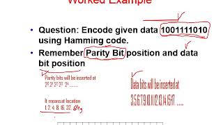 Lecture#4 Hamming Code Data link Layer