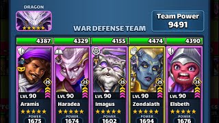 Empires Puzzles : Impossible Dragon war against meta teams (Nerf of STARGAZER?) screenshot 2